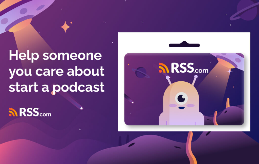 RSS.com podcasting gift card